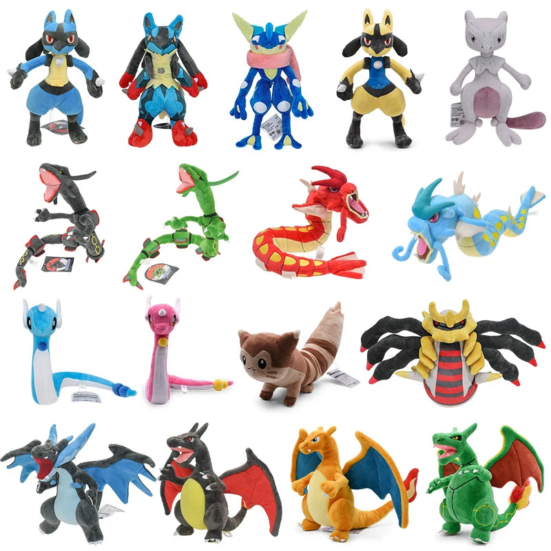 Peluches Pokémon | Dracaufeu, Lucario, Draco, Rayquaza, Léviator et autres Doudous en Peluche