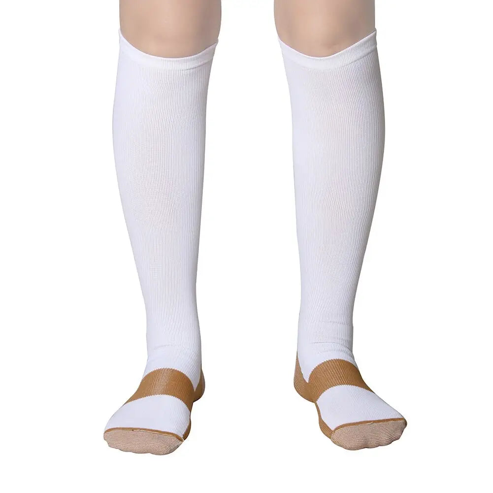 Compression Socks 20–30mmHg Knee High Support Stockings for Men & Women – Running, Cycling & Varicose Vein Relief (EU 36–50)