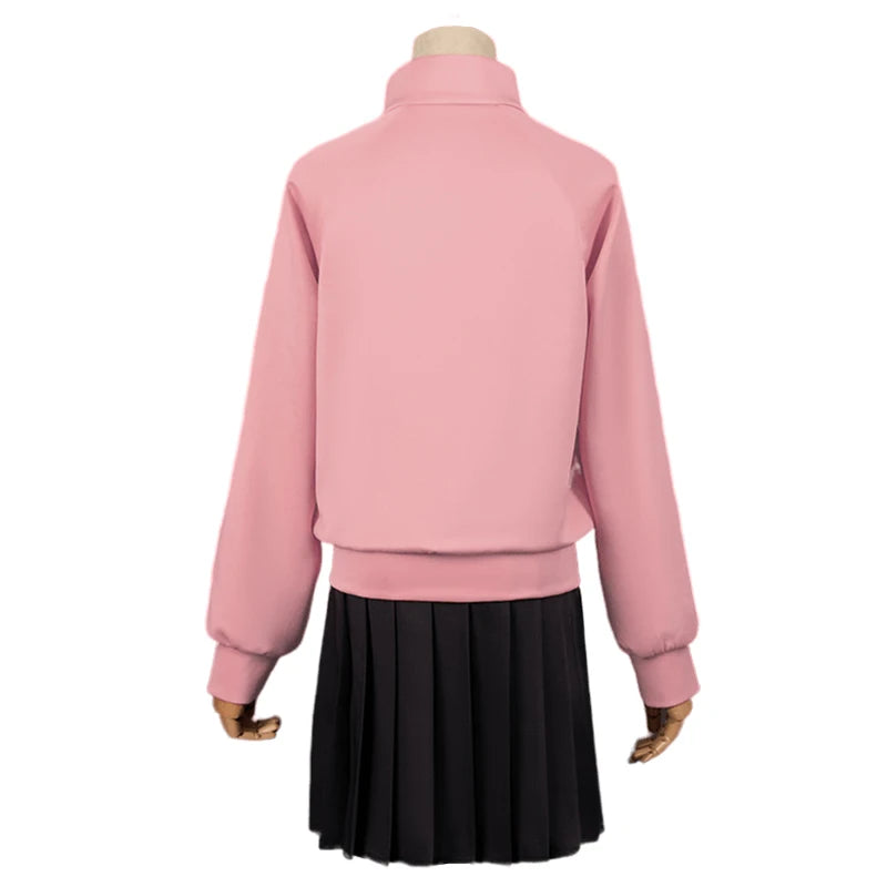 Bocchi the Rock! Cosplay Costume – Hitori Gotou / Ryou Yamada / Nijika Ijichi Pink School Uniform Set (Women’s Halloween Outfit)