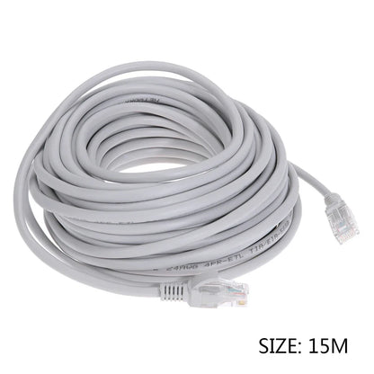 Cable Ethernet de alta velocidad – Cable de red LAN RJ45 para router, ordenador, portátil y dispositivos de monitorización, cable de conexión a Internet 1M/2M/3M/5M/10M/15M/30M