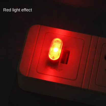 Mini USB LED Luz Ambiental Interior para Coche – Lámpara de Ambiente de Neón Plug & Play y Luz de Emergencia