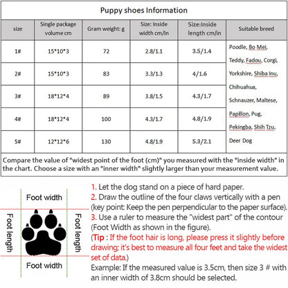 Bottes pour chien à semelles antidérapantes – Chaussures de protection des pattes chaudes et respirantes pour la marche et la randonnée en extérieur