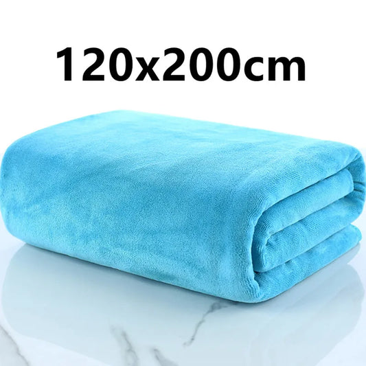 Toalla de baño de microfibra súper grande – Suave, de secado rápido, altamente absorbente para baño, deportes, viajes, playa y uso multiusos, toalla de ducha ligera resistente a la decoloración