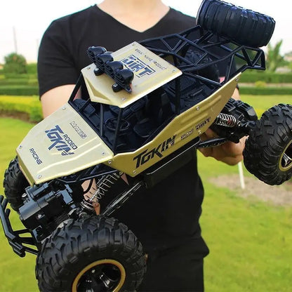Oike Coche teledirigido 4x4 todoterreno 4WD RC Rock Crawler, coche RC de carreras y drifting todoterreno para niños y adultos