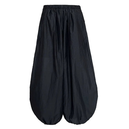 Women's Oversized Lantern Pants – Lightweight Breathable Cotton Wide-Leg Casual Trousers for Summer