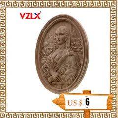 Appliques décoratives en bois moulé – Boiseries murales sculptées pour meubles, armoires, coins et décoration intérieure
