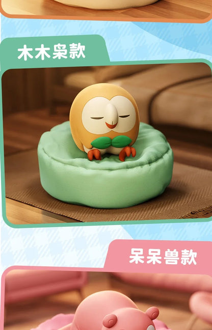 6 Styles Pokémon Pikachu Meowth Rowlet Charmander Gonbe Sleep Starry Dream Series Action Figure – Cartoon Toy Gift Model