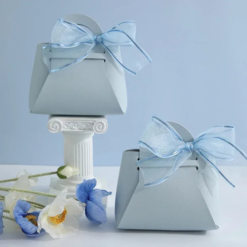 20PCS Bolsas de Regalo de Cuero con Cinta de Lazo – Mini Bolsos para Recuerdos de Bodas, Navidad, Dulces, Regalos y Empaque de Lujo para Fiestas