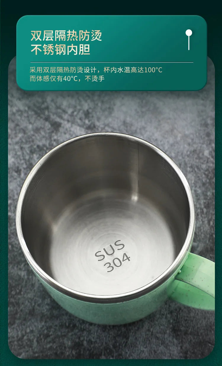 Pokémon Stainless Steel Mug – Pikachu, Snorlax & Eevee Cartoon Drink Cup