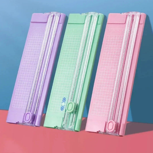Cortador de papel y guillotina A4 – Máquina de corte bidireccional con regla extensible para fotos, álbumes de recortes y manualidades