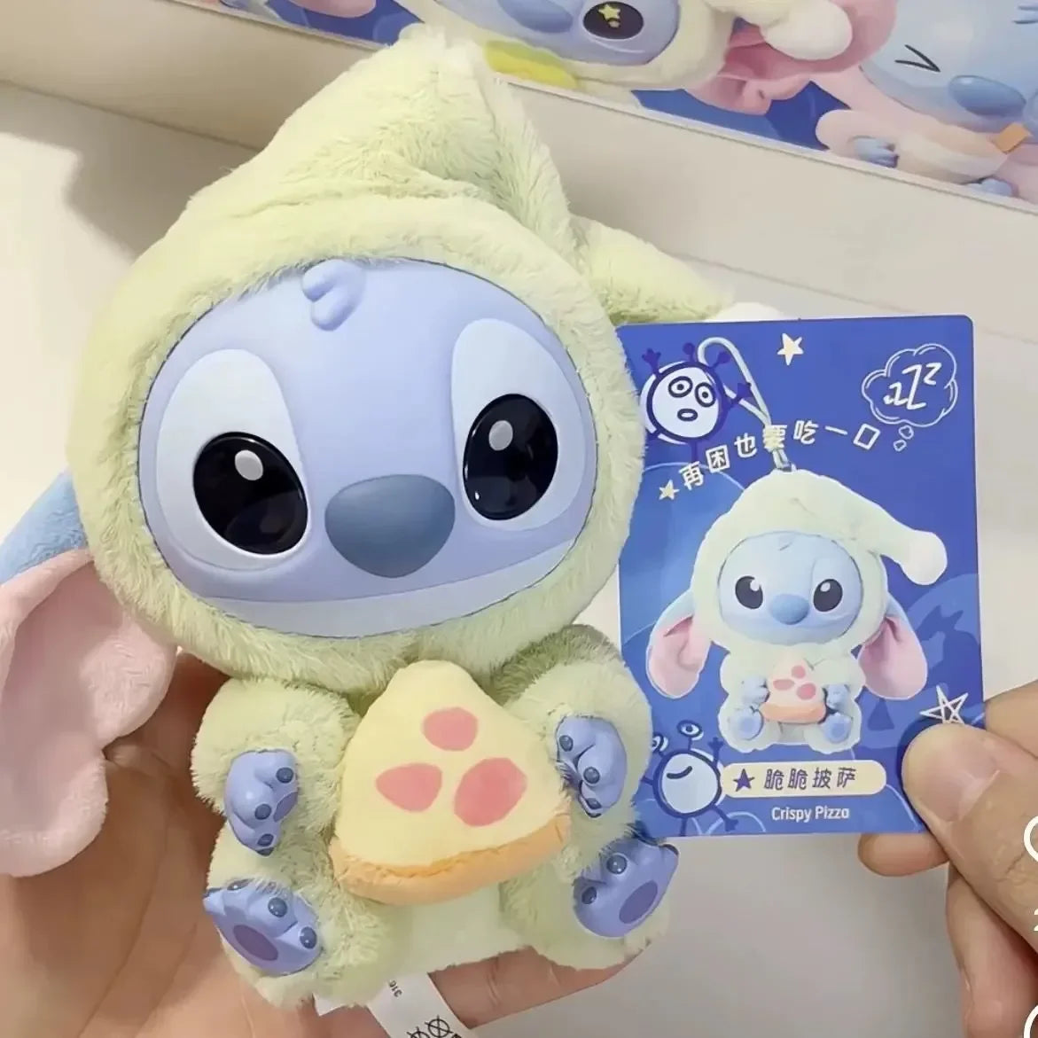 Stitch “Eat Something Before Sleep” Series Blind Box Plush Doll Pendant – Cute Ornament Mystery Box Surprise Toy Gift