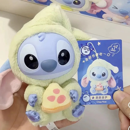 Stitch “Eat Something Before Sleep” Series Blind Box Plush Doll Pendant – Cute Ornament Mystery Box Surprise Toy Gift