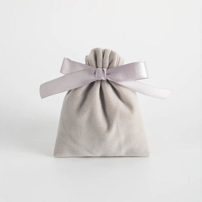 10 Bolsas de Terciopelo con Cordón – Bolsitas de Regalo con Cinta 10x12cm para Empaque de Joyas, Recuerdos de Boda, Almacenamiento de Viaje y Dulces