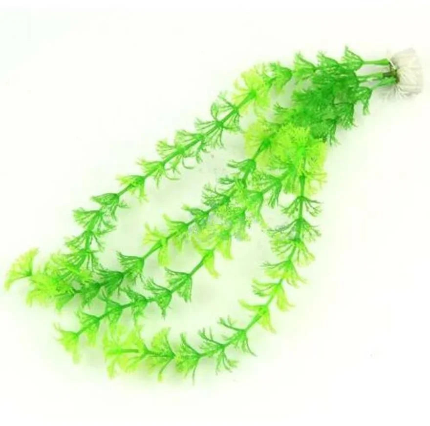 Artificial Green Aquarium Plants – Plastic Water Weed & Grass Decorations for Fish Tanks, Aquatic Landscaping & Aquascaping