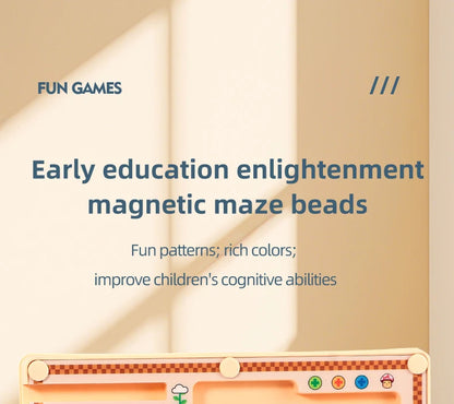 Labyrinthe Magnétique – Jeu Éducatif Avancé pour Enfants, Activité d'Apprentissage des Mathématiques et de Développement Cognitif, Entraînement de l'Intelligence Visuelle, Casse-tête Manuel