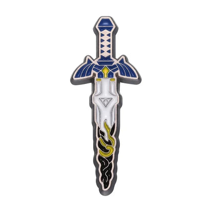 Adventure Game Enamel Pins – Shield, Master Sword & Mask Brooch Set Cosplay Lapel Badge Jewelry Gift