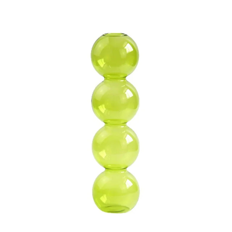 Nordic Glass Flower Vase – Decorative Terrarium Planter for Home, Living Room & Office Décor