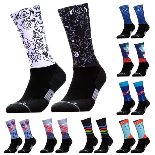 Calcetines profesionales de ciclismo para hombre y mujer – Calcetines deportivos transpirables para MTB y ciclismo de carretera