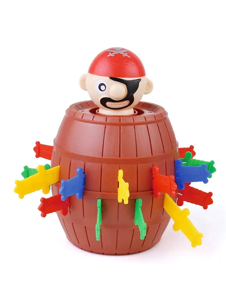 Pirate Bucket Sword Game – Interactive Trick Board Game, Surprise Pop-Up Pirate Toy, Family Party Strategy Game, Fun Parent-Child Challenge Activity Gift