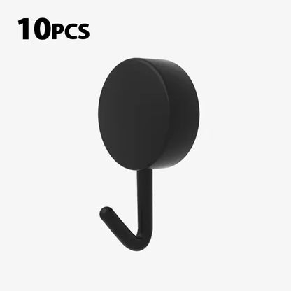 Ganchos de pared autoadhesivos de 5/10 piezas – Ganchos fuertes sin taladro para baño, cocina, puerta, almacenamiento de ropa y toallas