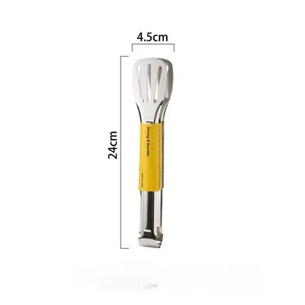 Pinzas de Cocina de Acero Inoxidable – Pinzas Resistentes al Calor para Servir, BBQ, Pan y Ensaladas