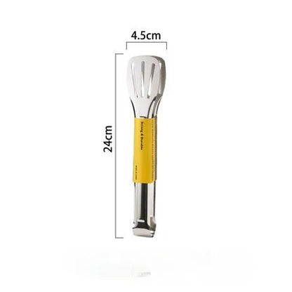 Pinzas de Cocina de Acero Inoxidable – Pinzas Resistentes al Calor para Servir, BBQ, Pan y Ensaladas