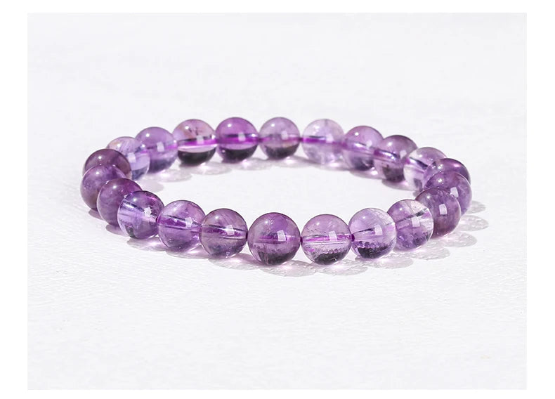 Natural Stone Beaded Bracelet – Obsidian, Fluorite, Quartz & Jasper Crystal Stretch Bracelet for Men & Women | Yoga Healing Jewelry