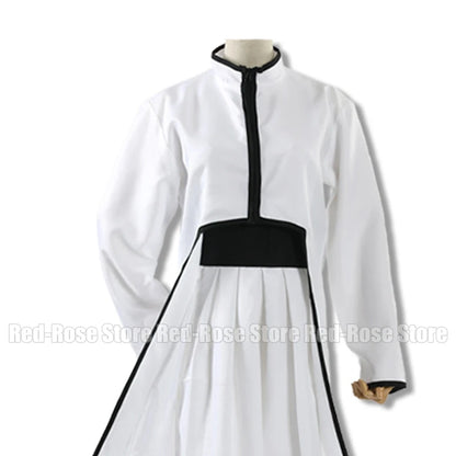 Ulquiorra Cifer Inspired Cosplay Costume – White Hollow Robe Cloak Kimono Coat Anime Roleplay Outfit for Halloween & Conventions