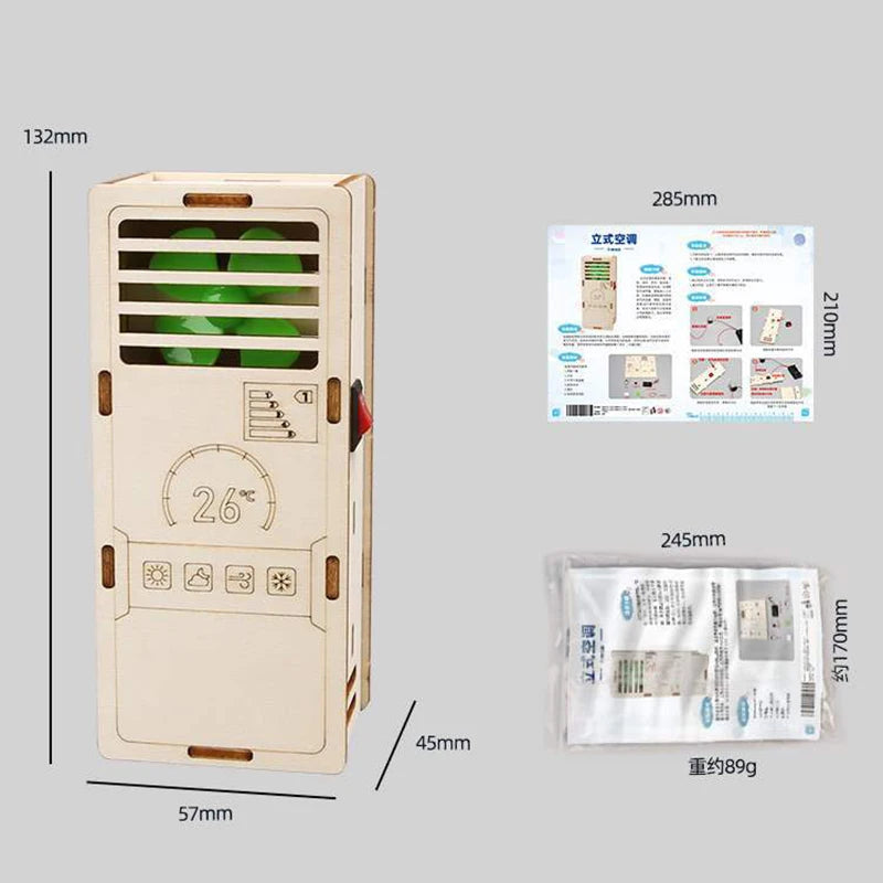 Kit d'expériences scientifiques à faire soi-même pour enfants – Jouet éducatif STEM, ensemble d'apprentissage scientifique pratique, projet artisanal d'assemblage technologique pour étudiants, cadeau d'apprentissage créatif