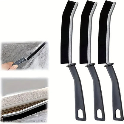 Cepillo de limpieza para el hogar – Cepillo de limpieza de baño de mango largo, cepillo de limpieza de radiadores y hendiduras, cepillo de detalles finos multifuncional para cocina, hogar y áreas de difícil acceso