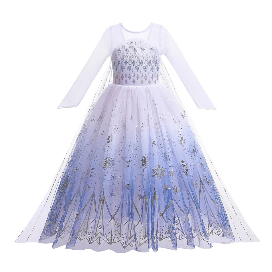 Girls’ Princess Cosplay Dress – Elsa, Anna & Rapunzel-Inspired Kids Costume for Halloween, Birthday Parties & Dress-Up Events
