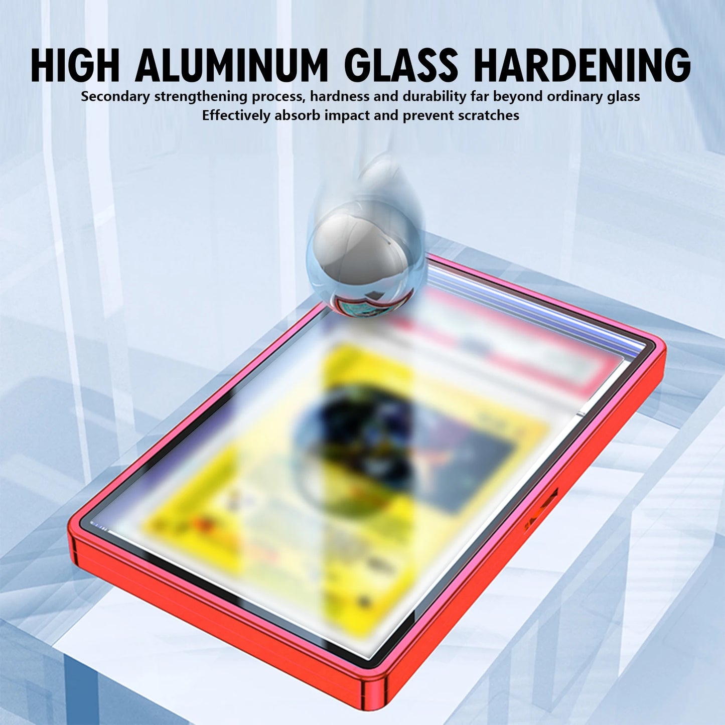 Aluminum Alloy Graded Card Case – PSA/CGC Slab Protector with UV & Scratch Resistant Magnetic Display Box