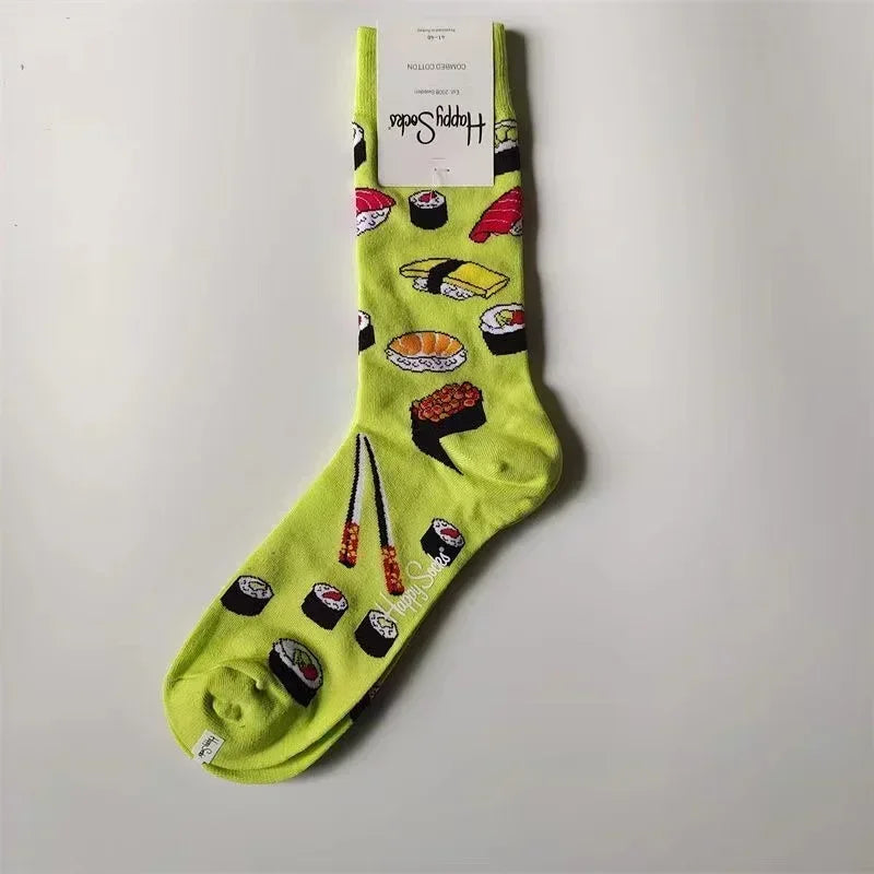 2025 Men’s Classic Crew Socks – Cotton Sports Socks for Comfortable Everyday & Athletic Wear, Sizes 41–46