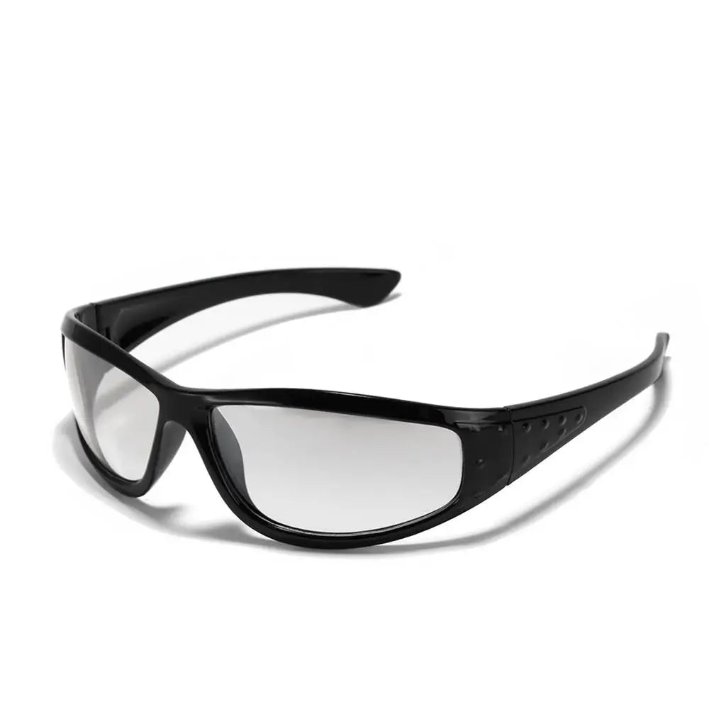Y2K Silver Hollow-Out Sunglasses – Futuristic Metallic Fashion Eyewear for Women & Men, Trendy Tech-Inspired Shades