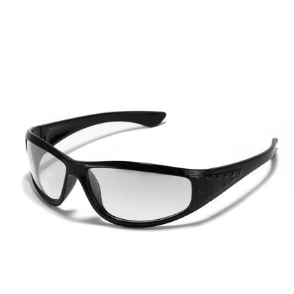 Y2K Silver Hollow-Out Sunglasses – Futuristic Metallic Fashion Eyewear for Women & Men, Trendy Tech-Inspired Shades