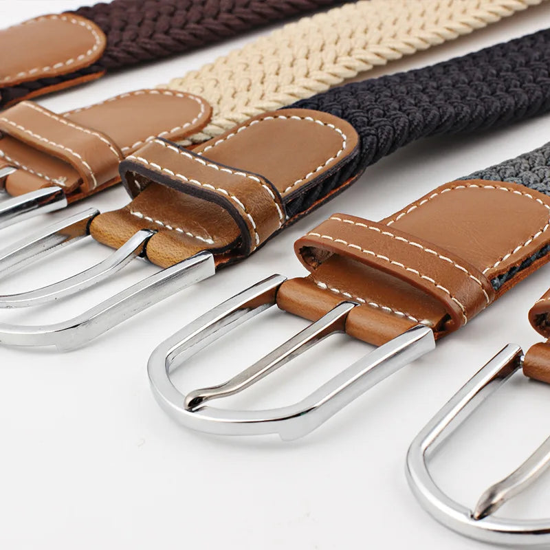 Unisex Canvas Belt Adjustable Nylon Waist Belt for Jeans, Casual & Outdoor Wear (107/120cm)