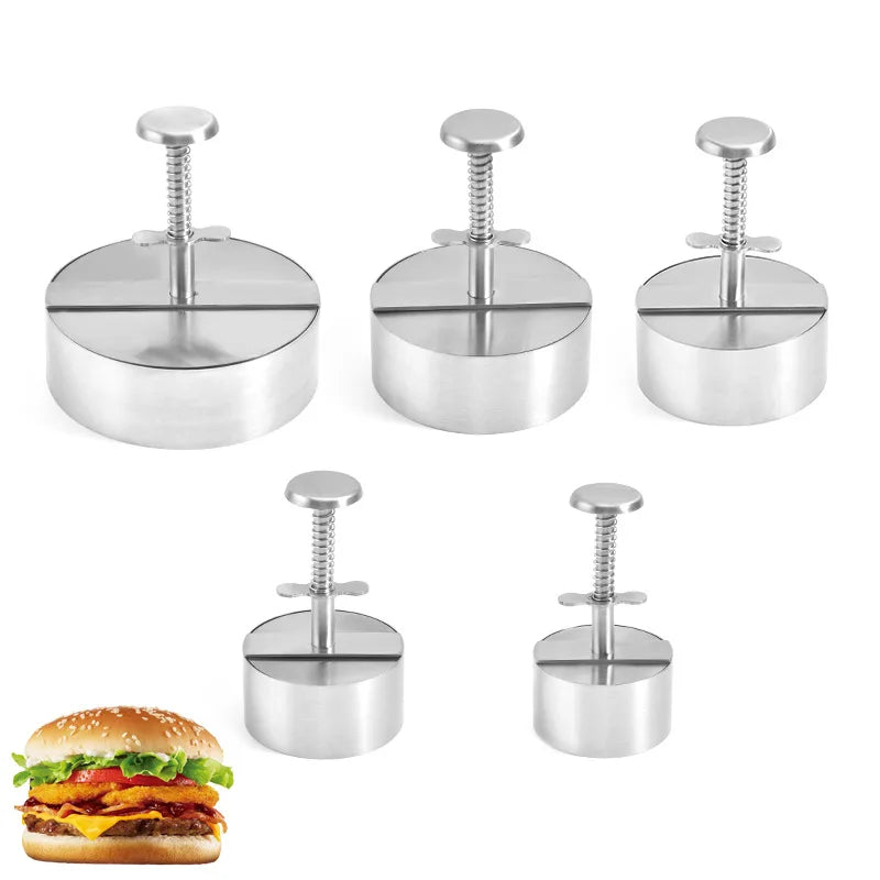1PC Non-Stick Hamburger Patty Press – Burger Maker Mold for Beef, Cheese & Veggie Patties, Manual Meat Shaper for Grill, Griddle & BBQ