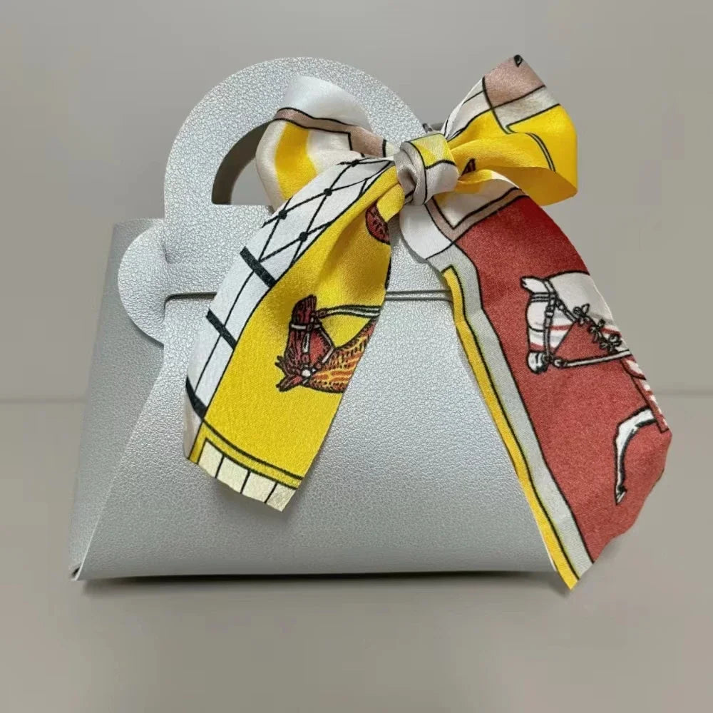 20PCS Bolsas de Regalo de Cuero con Cinta de Lazo – Mini Bolsos para Recuerdos de Bodas, Navidad, Dulces, Regalos y Empaque de Lujo para Fiestas