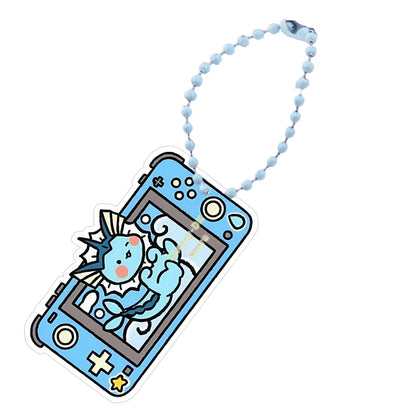 Pokémon Acrylic Keychain – Espeon, Umbreon, Leafeon & Snorlax Double-Sided Bead Chain Pendant