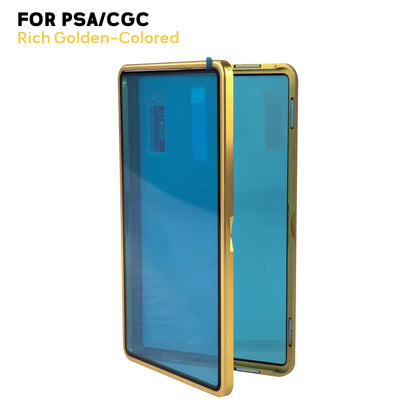 Aluminum Alloy Graded Card Protector Case for PSA, CGC & BGS Slabs | UV Resistant Magnetic Display