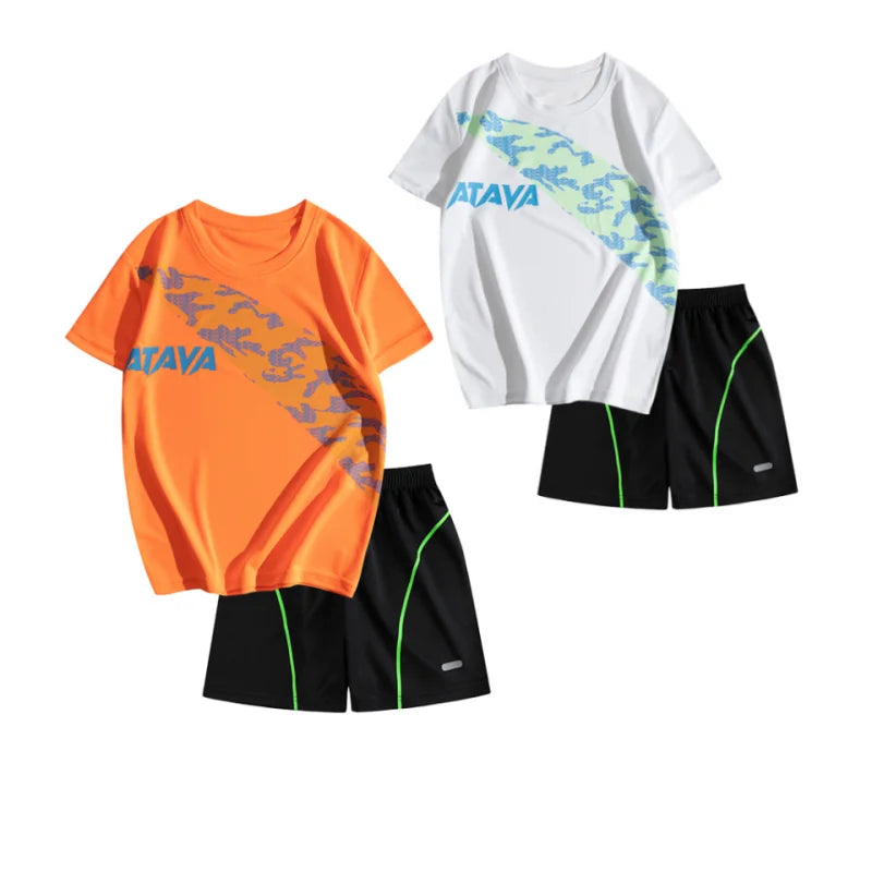 Maillot et short de football pour enfants Ensemble d'entraînement 2 pièces pour garçons