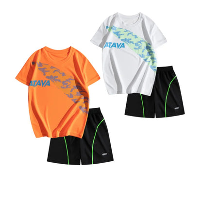 Maillot et short de football pour enfants Ensemble d'entraînement 2 pièces pour garçons