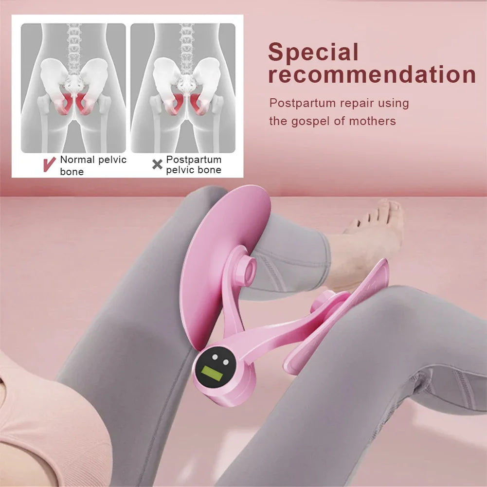 Entrenador de músculos del suelo pélvico: dispositivo de ejercicio de piernas "Thigh Master" ajustable para la recuperación posparto, el entrenamiento de glúteos y los ejercicios de fitness del tren inferior