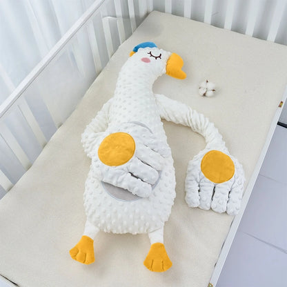 Oreiller de sommeil électrique pour bébé avec télécommande – Oreiller apaisant en forme de main et poupée tapotante pour le confort du sommeil des nouveau-nés