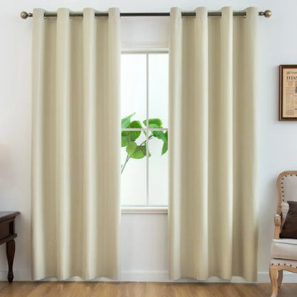 Paquete de 2 cortinas 100% opacas – Paneles de ventana térmicos con forro opaco