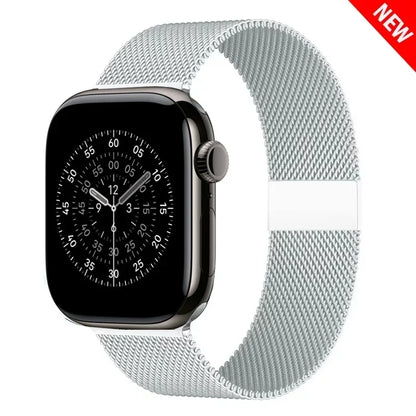 Milanese Loop Metal Band for Apple Watch – Compatible with Series 11, 10, 9, 8, 7, 6, 5, 4, SE & Ultra 2/3, 40–49mm