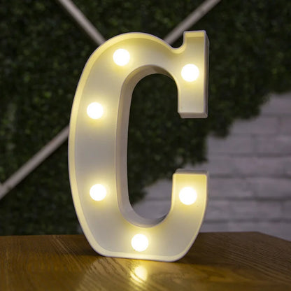 Alphabet & Number LED Night Lights – Personalized Letter Lamps for Birthday Parties, Weddings, Bedrooms, Wall Decor & Home Decorations