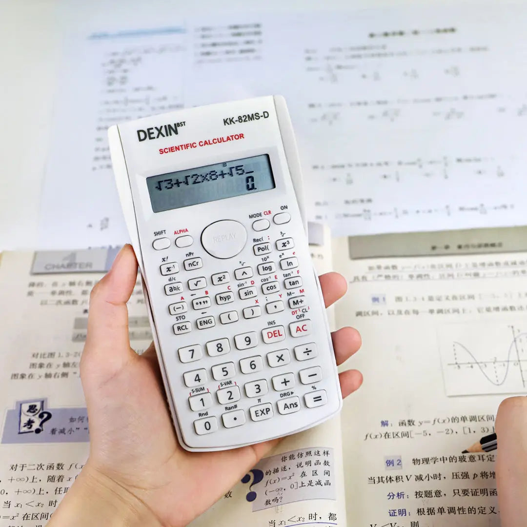 Portable Scientific Calculator – Dual-Row Display Multifunction Calculator for School, Office & Everyday Use
