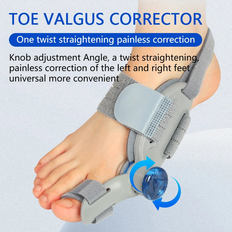 Adjustable Bunion Corrector Splint – Unisex Big Toe Separator Support Brace for Foot Alignment & Comfort