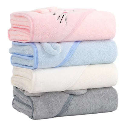 Toalla de Baño con Capucha para Bebé – Suave Manta de Baño y Arrullo para Recién Nacidos, Bebés y Niños Pequeños